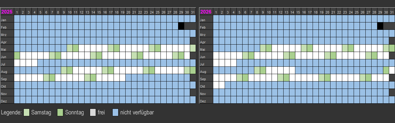 Belegungskalender